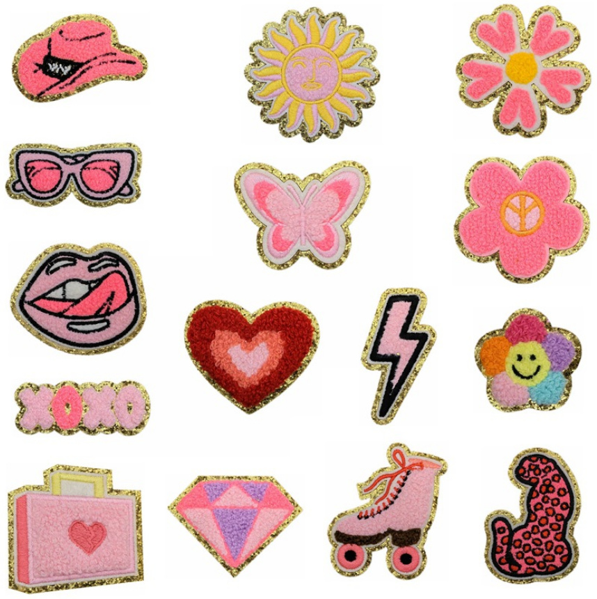 Phone Accessories Pictures - 10 pçs flor bagagem coração toalha