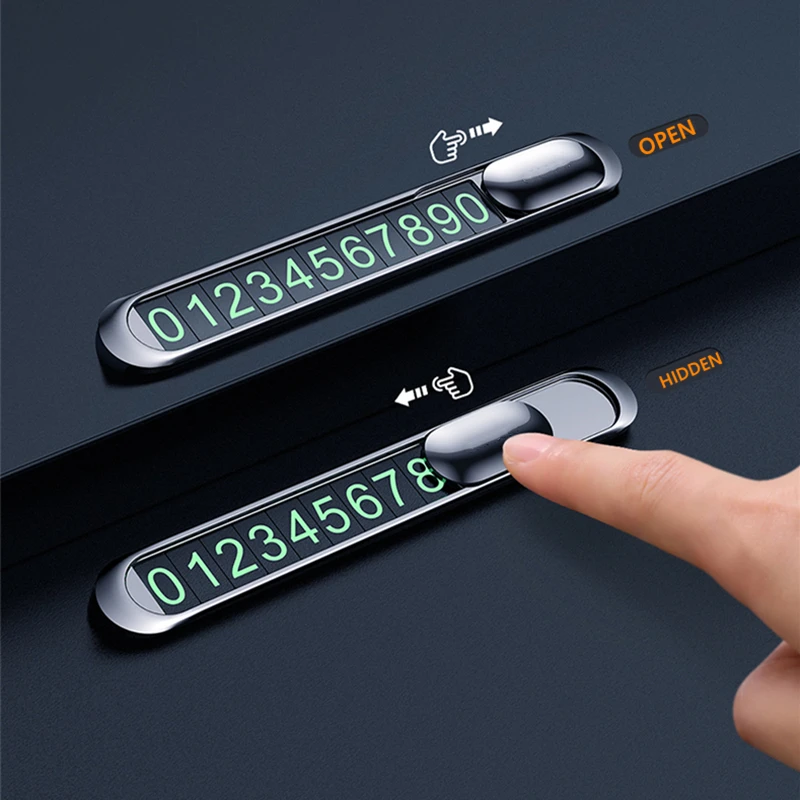 Phone Accessories Business - Cartão de Estacionamento Temporário para Carro,