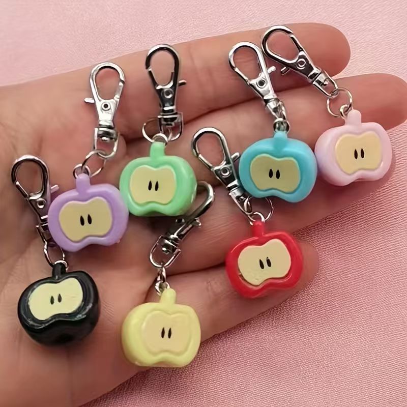 Phone Accessory - Chaveiro de resina simulando maçã, 7