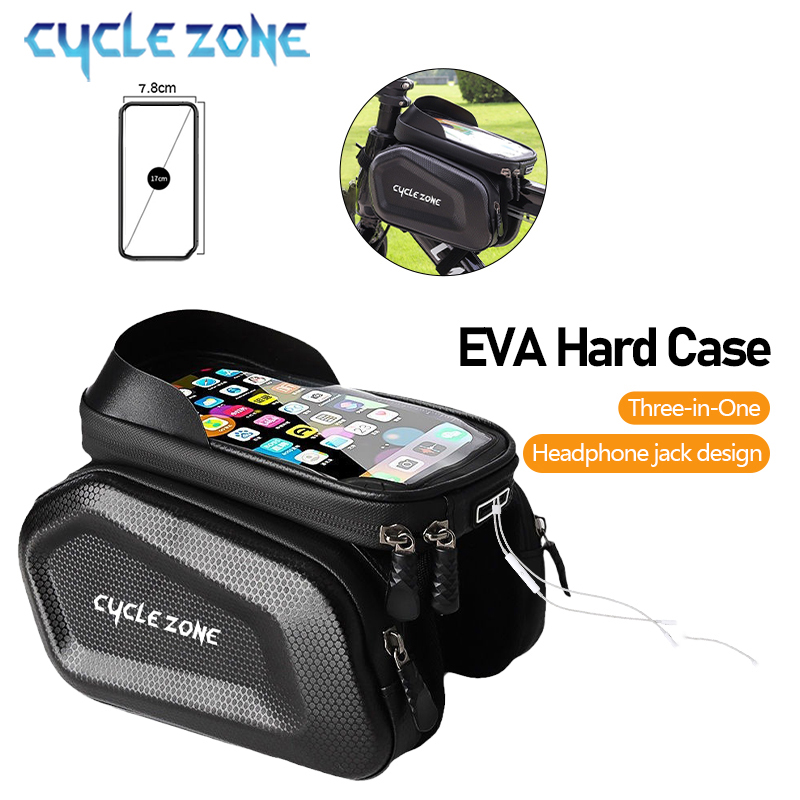 Phone Zone Accessories - Saco de bicicleta tela sensível ao