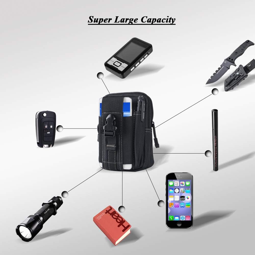 Bolsa tática molle para cinto, - Phone Accessory avaliação e preço