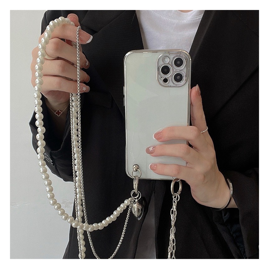 Cordão longo de pérola para te - Phone Accessories Pictures avaliação e preço