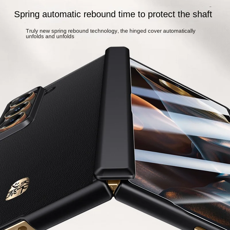 Couro de negócios de luxo com  - Tempered Glass Screen avaliação e preço